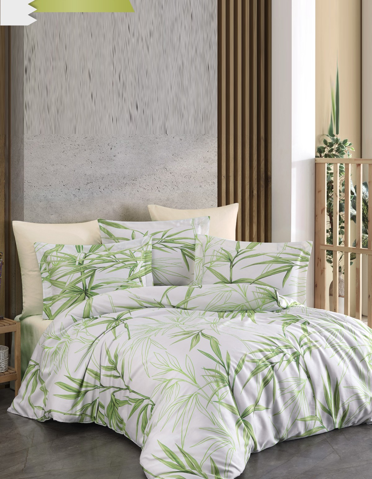 Varol 250 TC Bambu Karışımlı Pamuk Saten Nevresim Takımı – Family Size - BAMBOO
