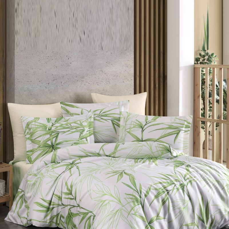 Varol 250 TC Bambu Karışımlı Pamuk Saten Nevresim Takımı – Family Size - BAMBOO