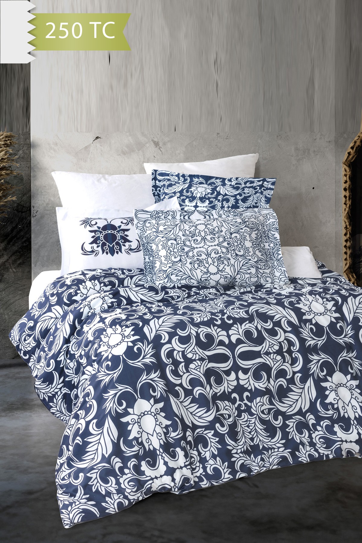 Varol 250 TC Bambu Karışımlı Pamuk Saten Nevresim Takımı – Family Size - CAPRİ