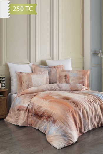 Varol 250 TC Bambu Karışımlı Pamuk Saten Nevresim Takımı – Family Size - DELMORE