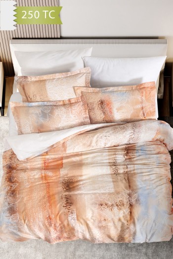 Varol 250 TC Bambu Karışımlı Pamuk Saten Nevresim Takımı – Family Size - DELMORE