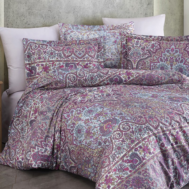 Varol 250 TC Bambu Karışımlı Pamuk Saten Nevresim Takımı – Family Size - ETERNITY Varol 250 TC Bambu Karışımlı Pamuk Saten Nevresim Takımı – Family Size - ETERNITY