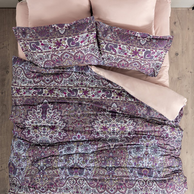 Varol 250 TC Bambu Karışımlı Pamuk Saten Nevresim Takımı – Family Size - ETERNITY Varol 250 TC Bambu Karışımlı Pamuk Saten Nevresim Takımı – Family Size - ETERNITY