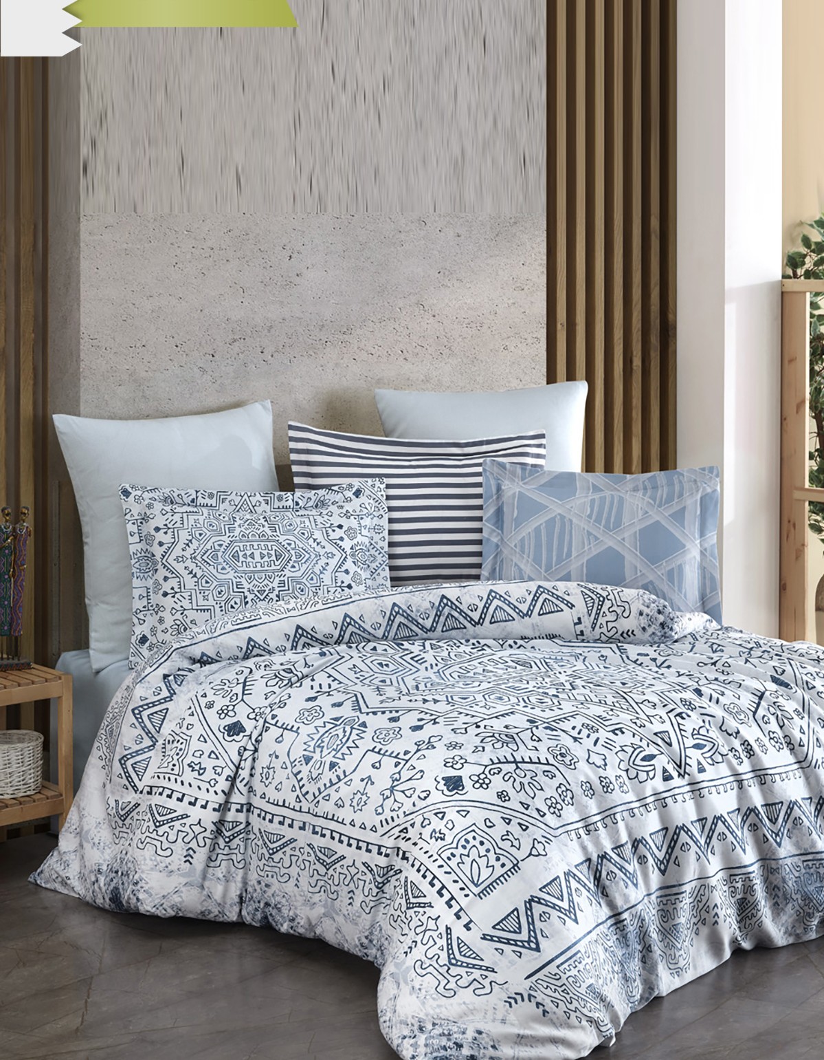 Varol 250 TC Bambu Karışımlı Pamuk Saten Nevresim Takımı – Family Size - JESOLO Varol 250 TC Bambu Karışımlı Pamuk Saten Nevresim Takımı – Family Size - JESOLO