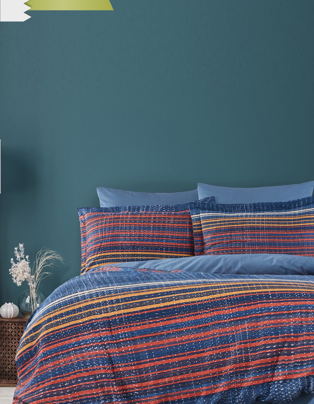 Varol 250 TC Bambu Karışımlı Pamuk Saten Nevresim Takımı – Family Size - LİNEAR Varol 250 TC Bambu Karışımlı Pamuk Saten Nevresim Takımı – Family Size - LİNEAR