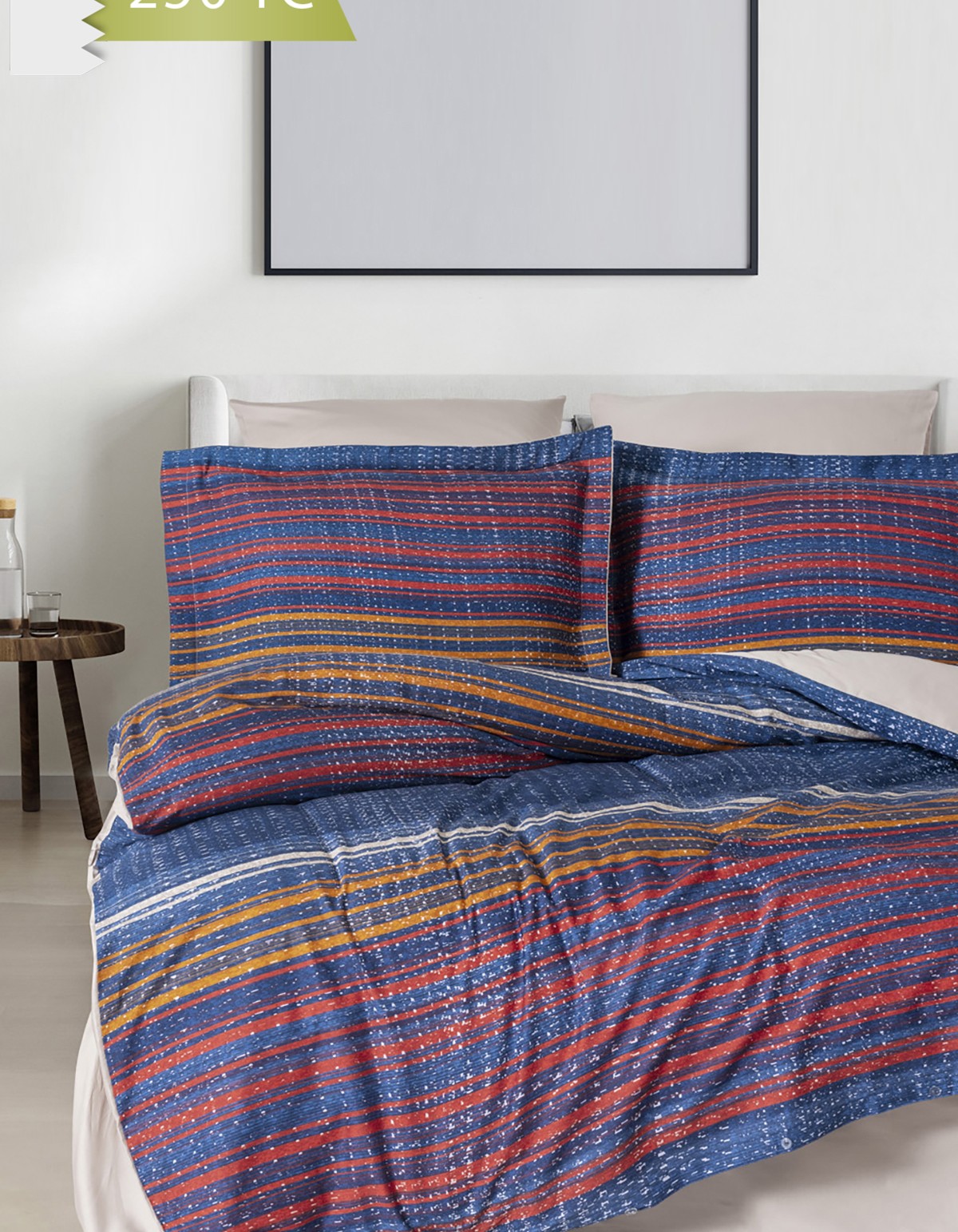 Varol 250 TC Bambu Karışımlı Pamuk Saten Nevresim Takımı – Family Size - LİNEAR Varol 250 TC Bambu Karışımlı Pamuk Saten Nevresim Takımı – Family Size - LİNEAR