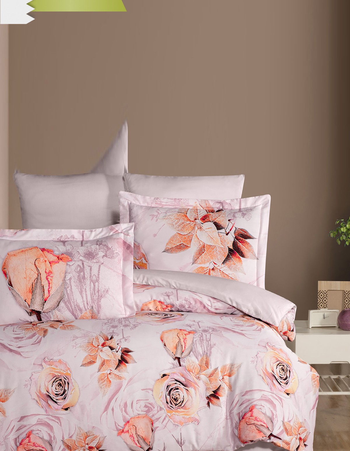 Varol 250 TC Bambu Karışımlı Pamuk Saten Nevresim Takımı – Family Size - ROSSY
