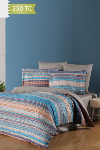 Varol 250 TC Bambu Karışımlı Pamuk Saten Nevresim Takımı – Family Size - TRİOLOGY