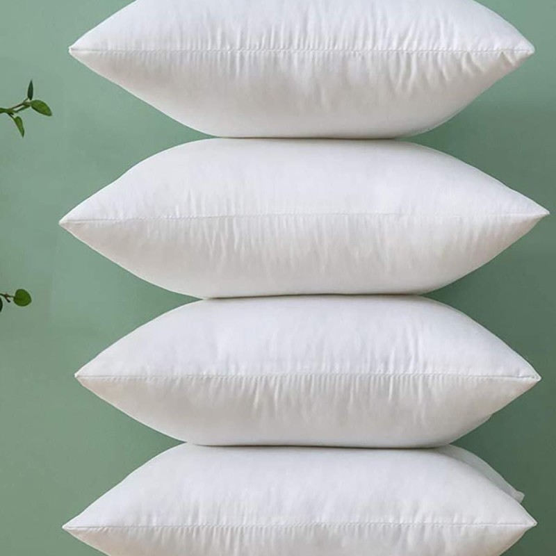 Varol 4 Adet Kırlent %100 Pamuk Kılıflı Silikon Dolgulu