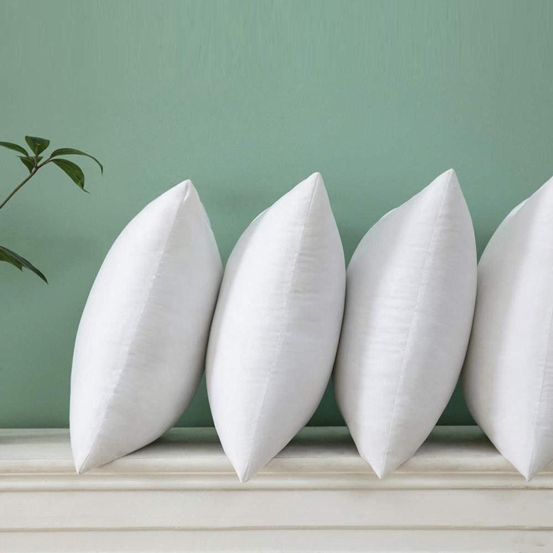 Varol 4 Adet Kırlent %100 Pamuk Kılıflı Silikon Dolgulu