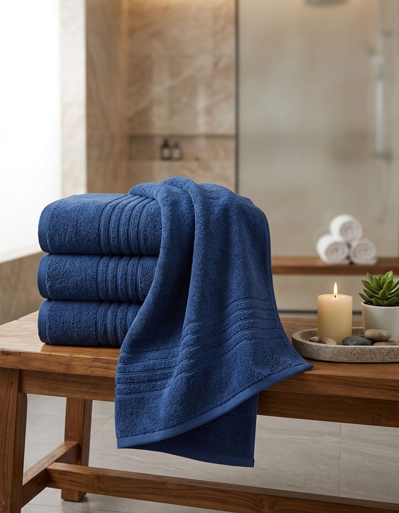 Varol 4 Adet Kronos Serisi Otel El Yüz Havlusu 50x90 300gr