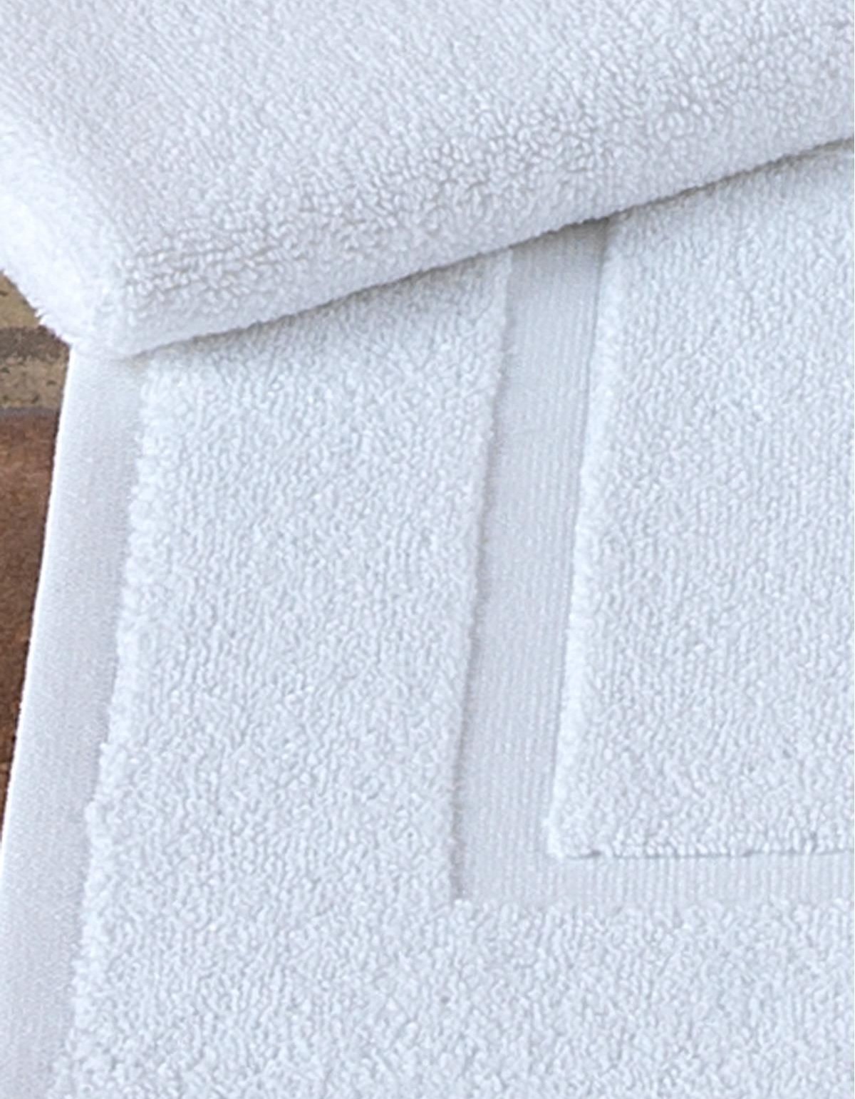 Varol 4 Adet Odelia Serisi Ayak Havlu 50x70 250gr Beyaz