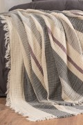 Varol 4 Katlı %100 Pamuk Müslin Pike & Yatak Örtüsü – 230x250 cm görseli 5
