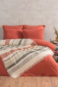 Varol 4 Katlı %100 Pamuk Müslin Pike & Yatak Örtüsü – 230x250 cm görseli 7