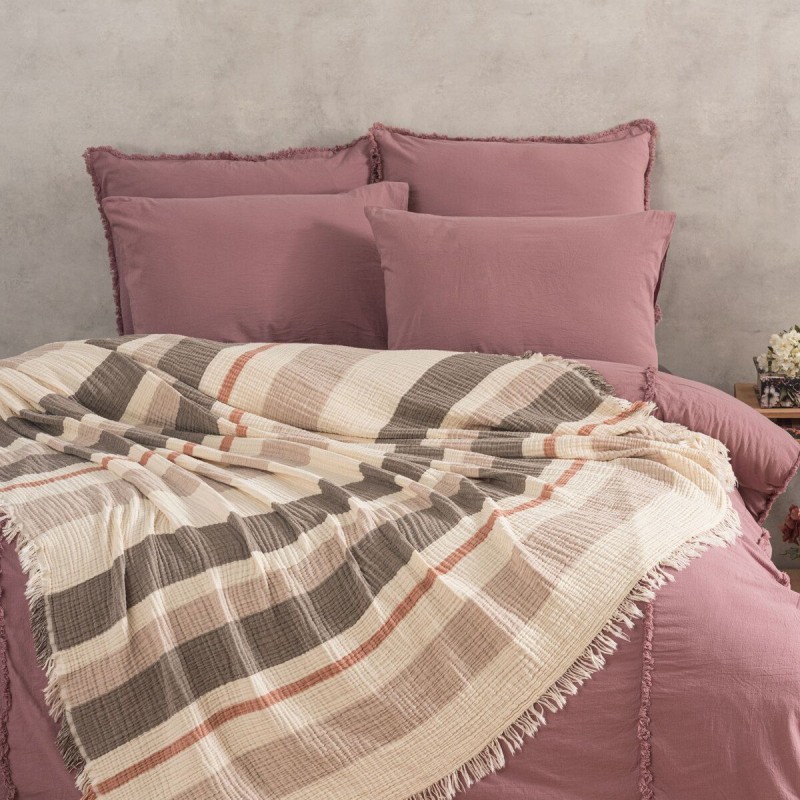 Varol 4 Katlı %100 Pamuk Müslin Pike & Yatak Örtüsü – 230x250 cm Varol 4 Katlı %100 Pamuk Müslin Pike & Yatak Örtüsü – 230x250 cm