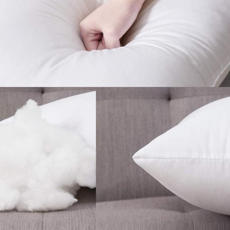 Varol 4lü Kırlent %100 Pamuk Kılıflı Silikon Dolgulu