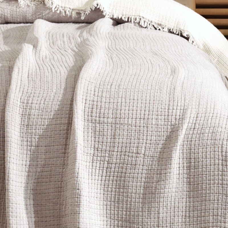 Varol 5 Katlı %100 Pamuk Müslin Yatak Örtüsü – 230x240 cm Varol 5 Katlı %100 Pamuk Müslin Yatak Örtüsü – 230x240 cm