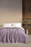 Varol 5 Katlı Çift Kişilik %100 Pamuk Müslin Yatak Örtüsü – 230x240 cm görseli 6