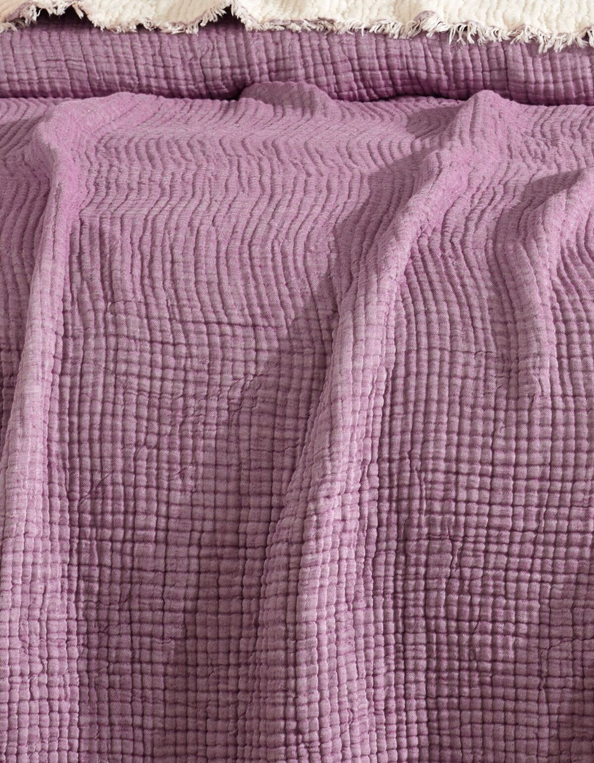 Varol 5 Katlı Çift Kişilik %100 Pamuk Müslin Yatak Örtüsü – 230x240 cm