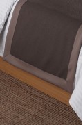 Varol 70x250 Yatak Şalı (Runner) ve 2 Adet 45x45 Kırlent Seti – Otel Konsept Lüx Dekoratif Set görseli 5