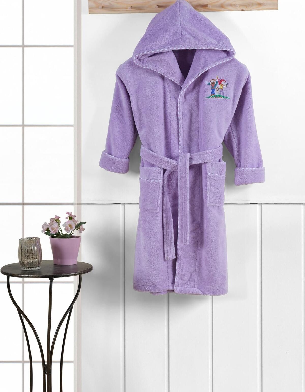 Varol Bambu Nakışlı Garson Boy Bornoz- M.Craft Varol Bambu Nakışlı Garson Boy Bornoz- M.Craft