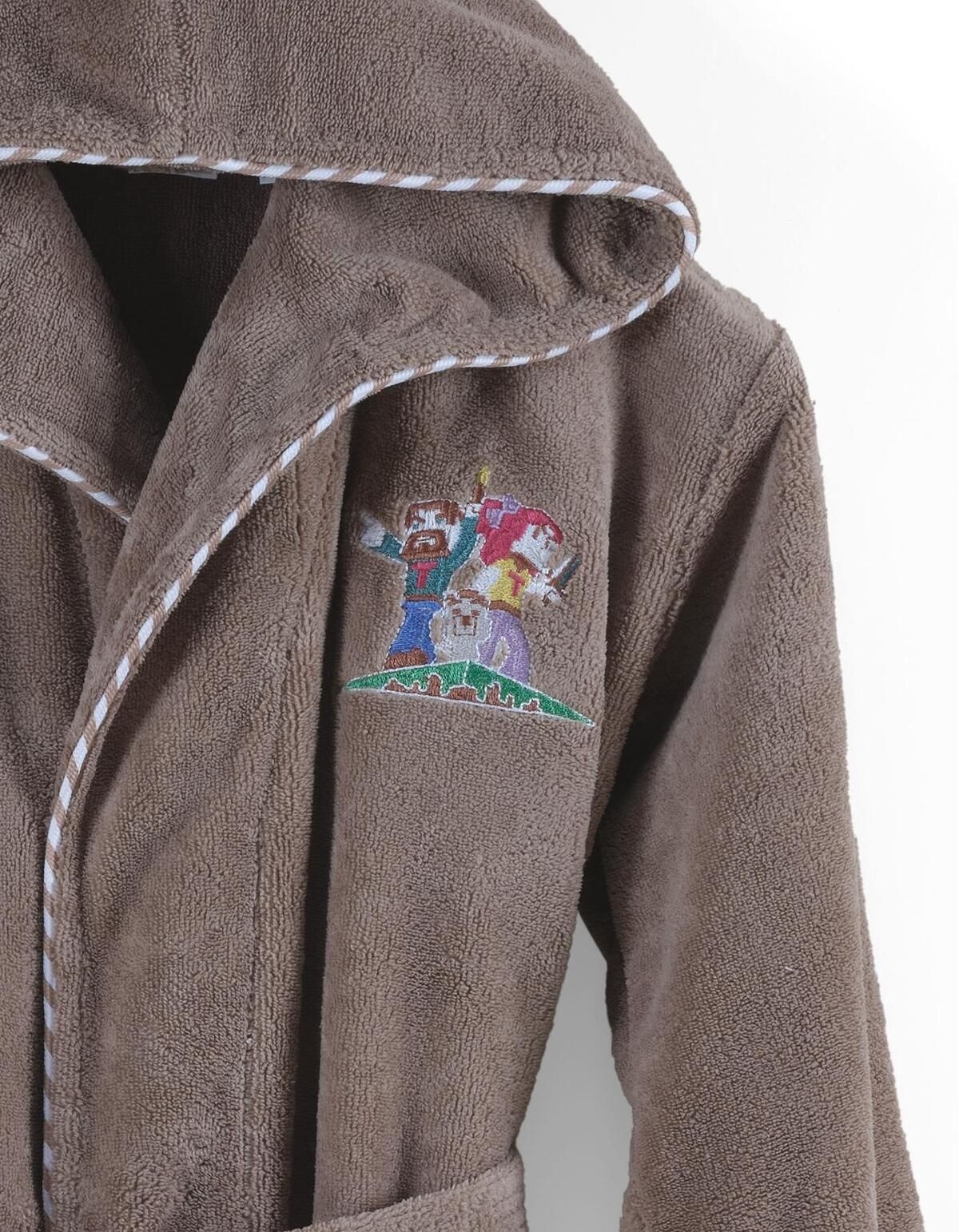 Varol Bambu Nakışlı Garson Boy Bornoz- M.Craft Varol Bambu Nakışlı Garson Boy Bornoz- M.Craft