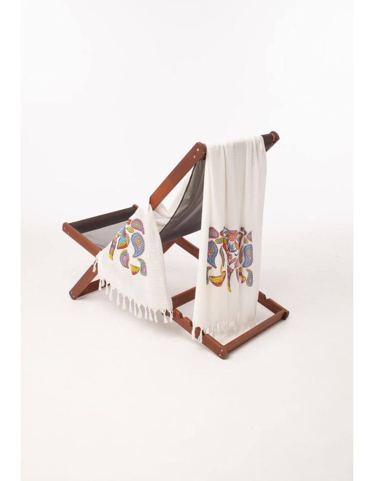 Varol Baskılı Bambu Peştemal Plaj Havlusu Varol Baskılı Bambu Peştemal Plaj Havlusu