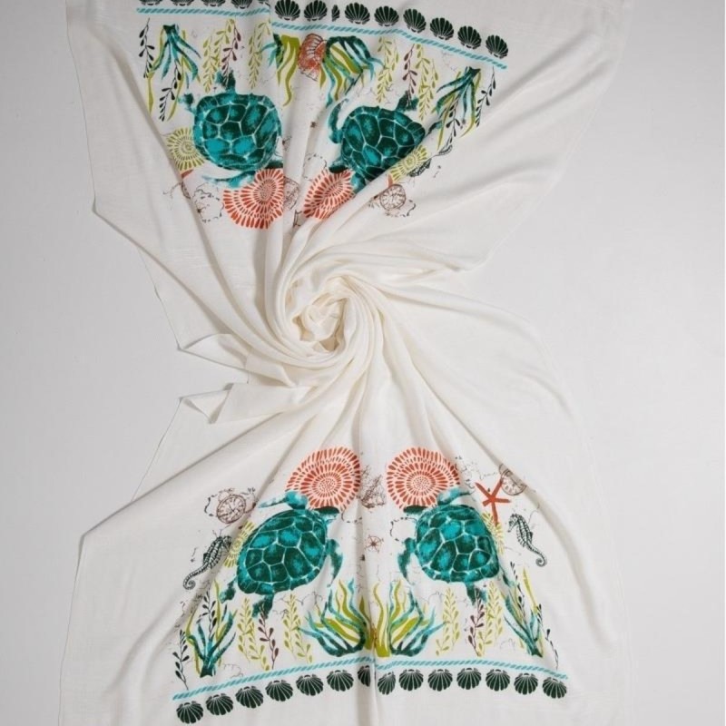 Varol Baskılı Bambu Peştemal Plaj Havlusu