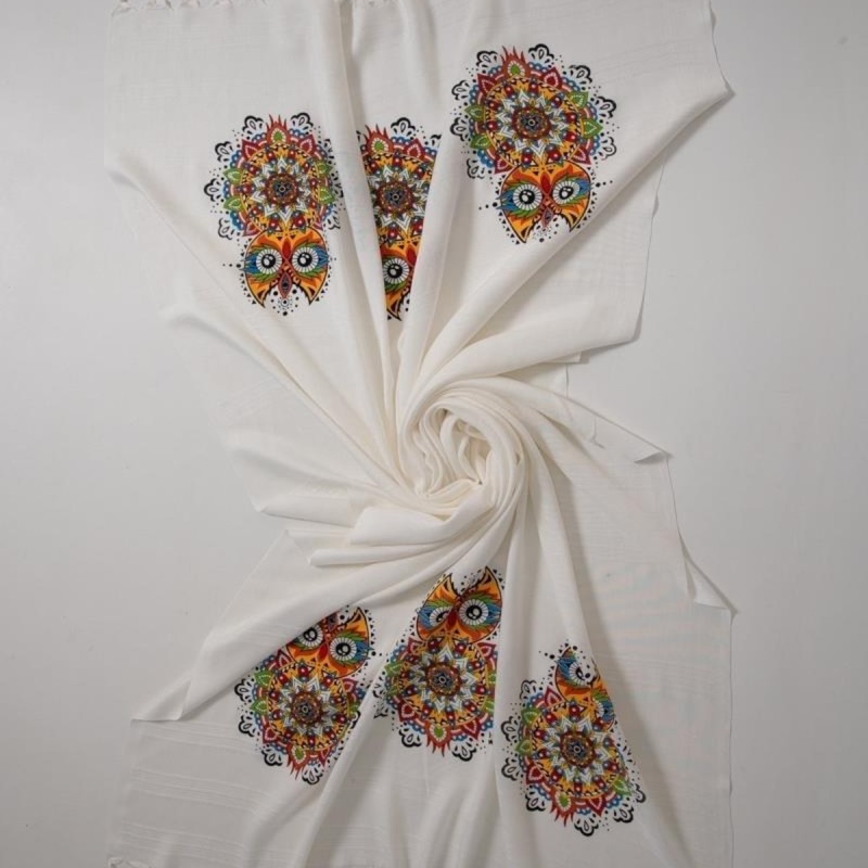 Varol Baskılı Bambu Peştemal Plaj Havlusu