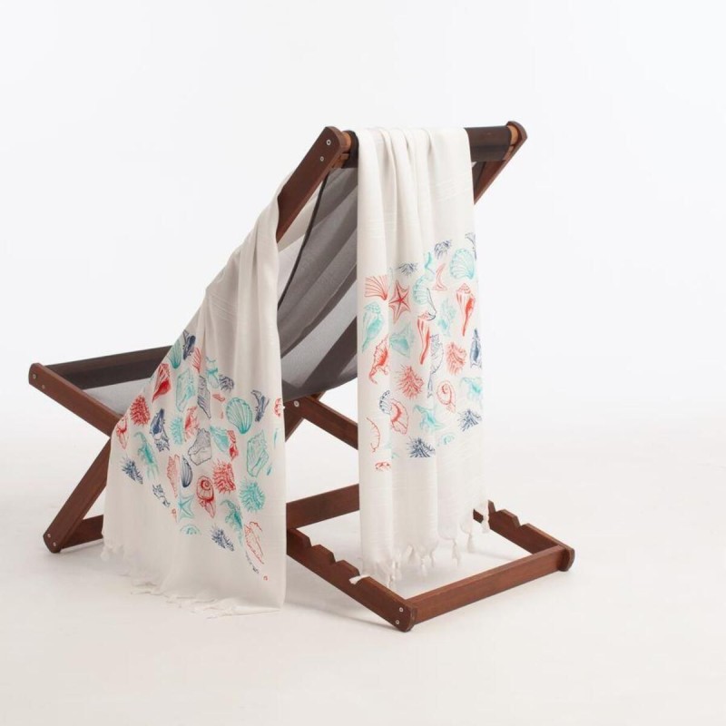 Varol Baskılı Bambu Peştemal Plaj Havlusu