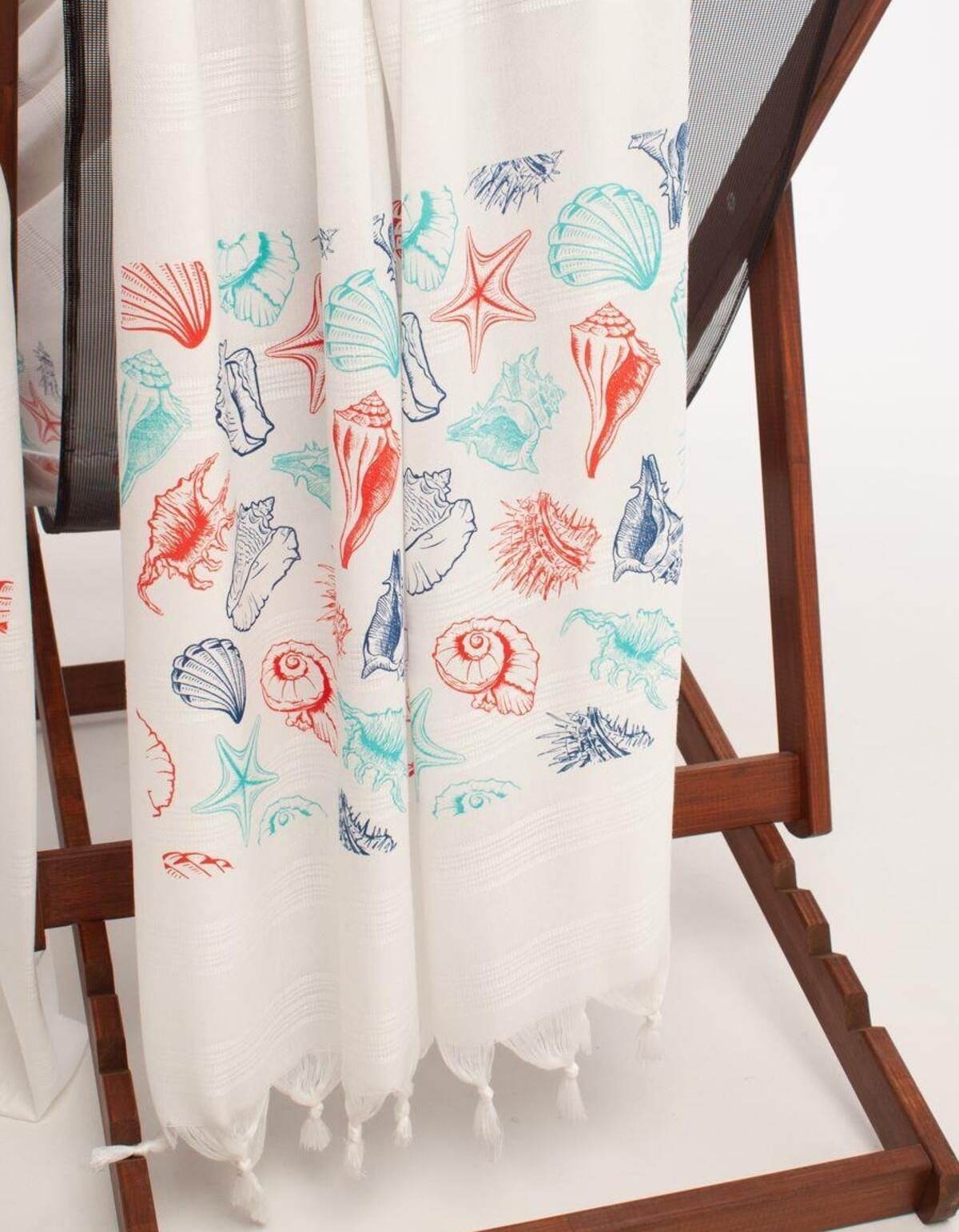 Varol Baskılı Bambu Peştemal Plaj Havlusu Varol Baskılı Bambu Peştemal Plaj Havlusu