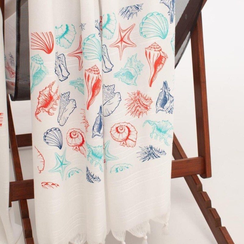 Varol Baskılı Bambu Peştemal Plaj Havlusu