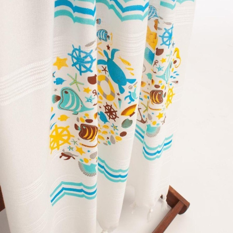 Varol Baskılı Bambu Peştemal Plaj Havlusu