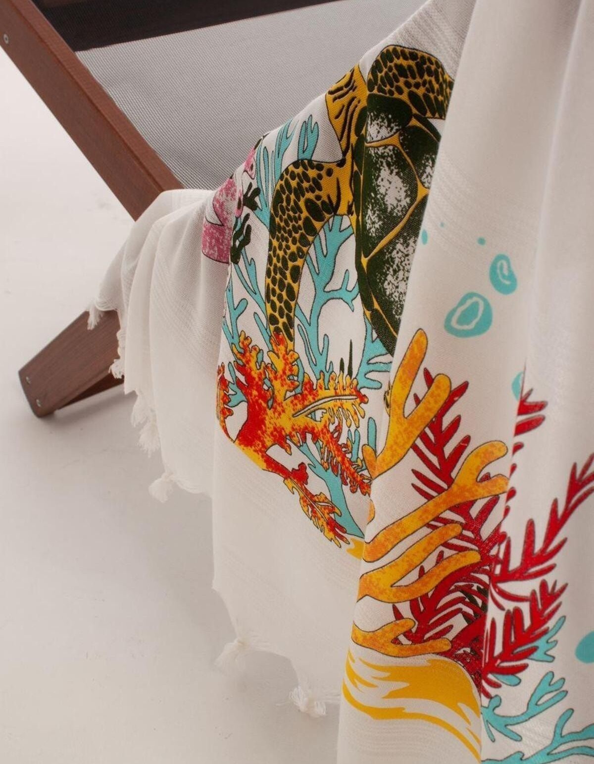 Varol Baskılı Bambu Peştemal Plaj Havlusu Varol Baskılı Bambu Peştemal Plaj Havlusu