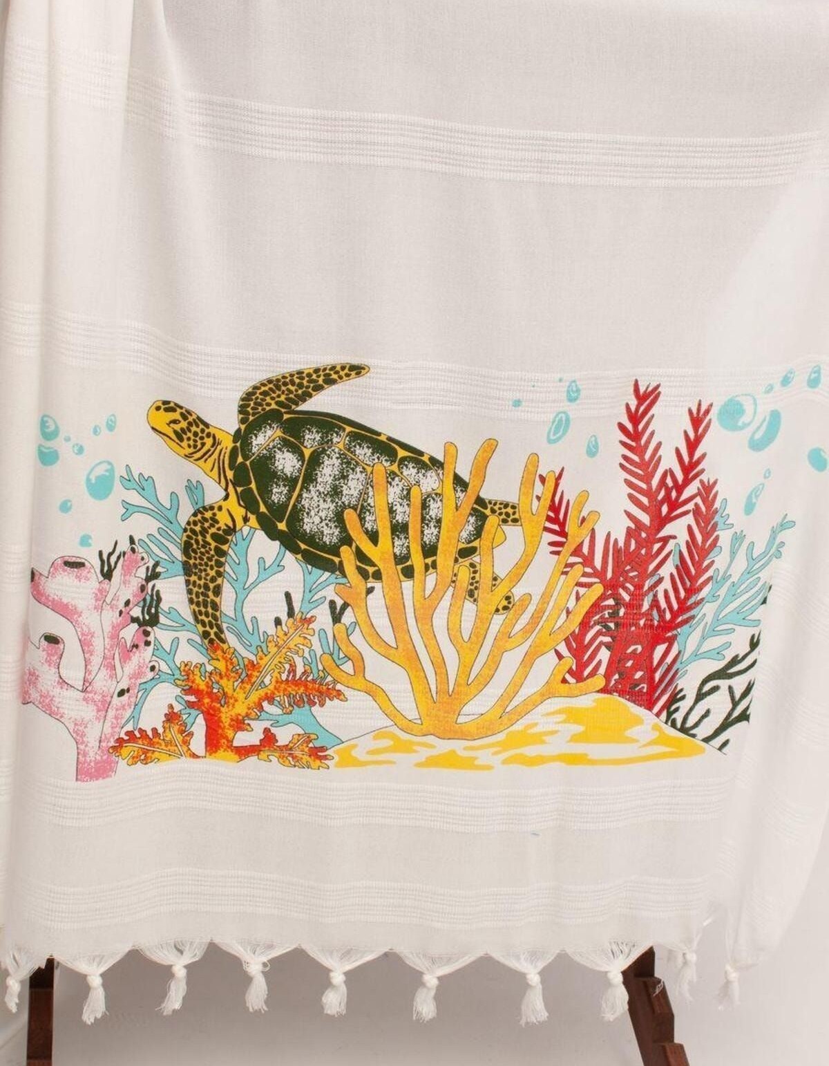 Varol Baskılı Bambu Peştemal Plaj Havlusu Varol Baskılı Bambu Peştemal Plaj Havlusu