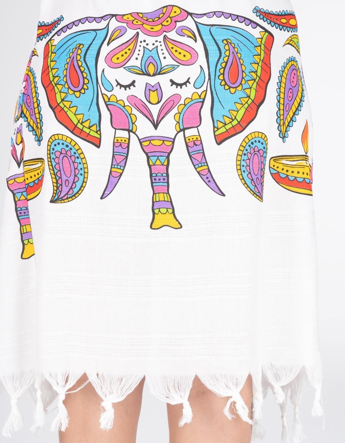 Varol Baskılı Bambu Plaj Elbisesi Varol Baskılı Bambu Plaj Elbisesi