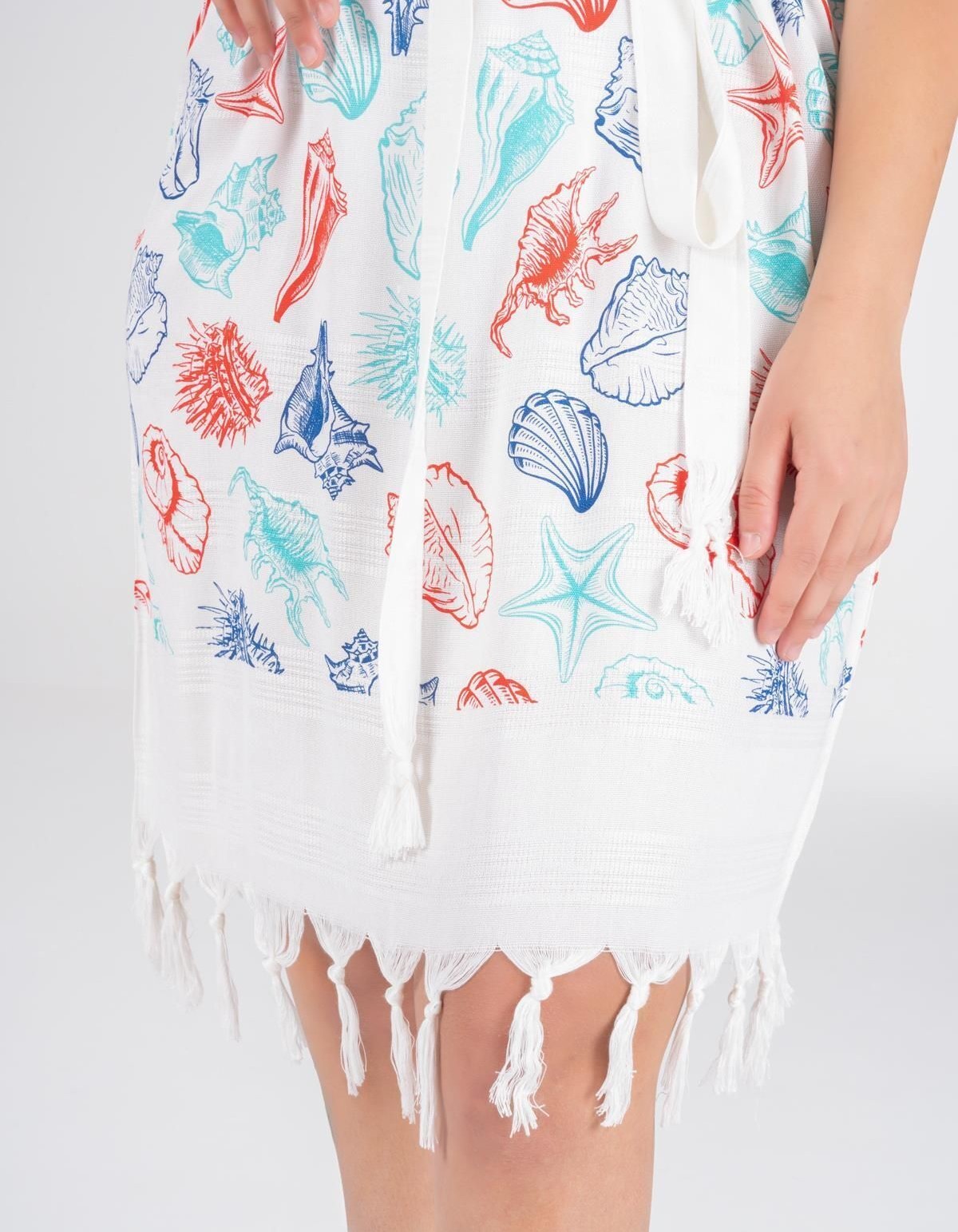 Varol Baskılı Bambu Plaj Elbisesi Varol Baskılı Bambu Plaj Elbisesi