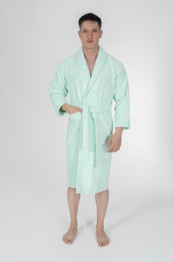 Varol Biyeli Şal Yaka Bambu Bornoz Varol Biyeli Şal Yaka Bambu Bornoz