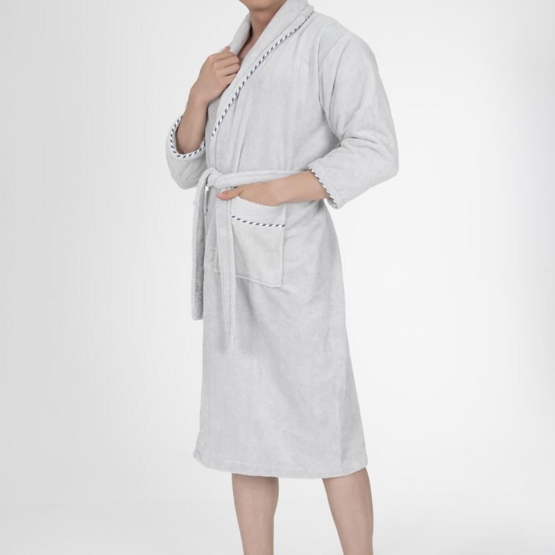 Varol Biyeli Şal Yaka Bambu Bornoz