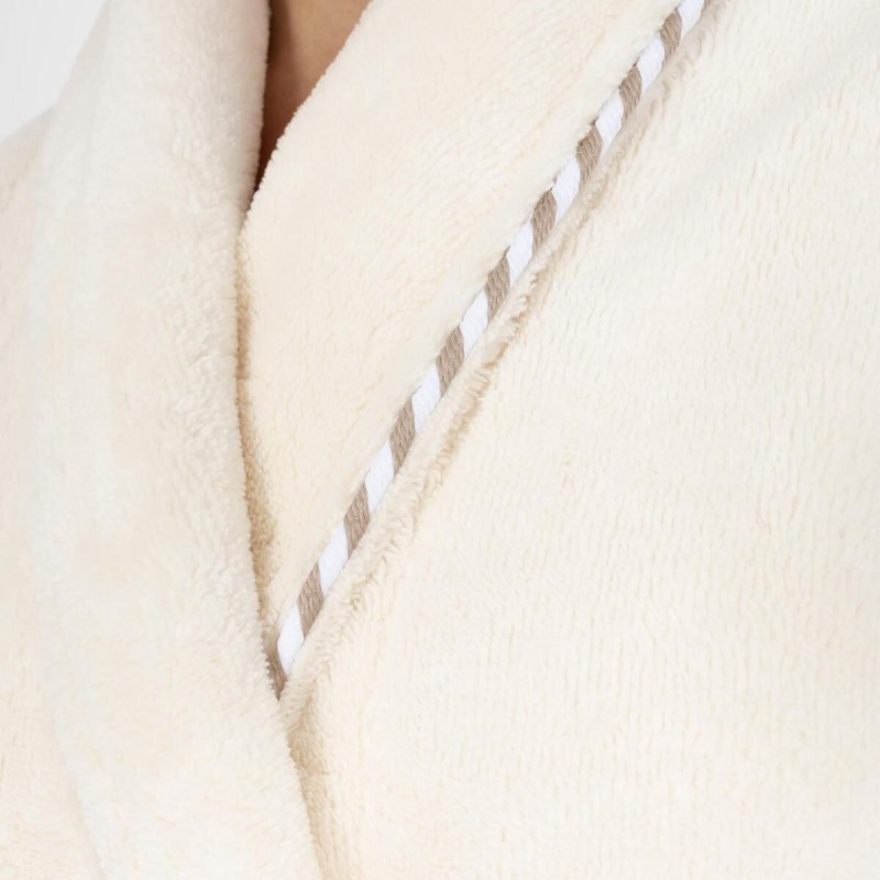 Varol Biyeli Şal Yaka Bambu Bornoz