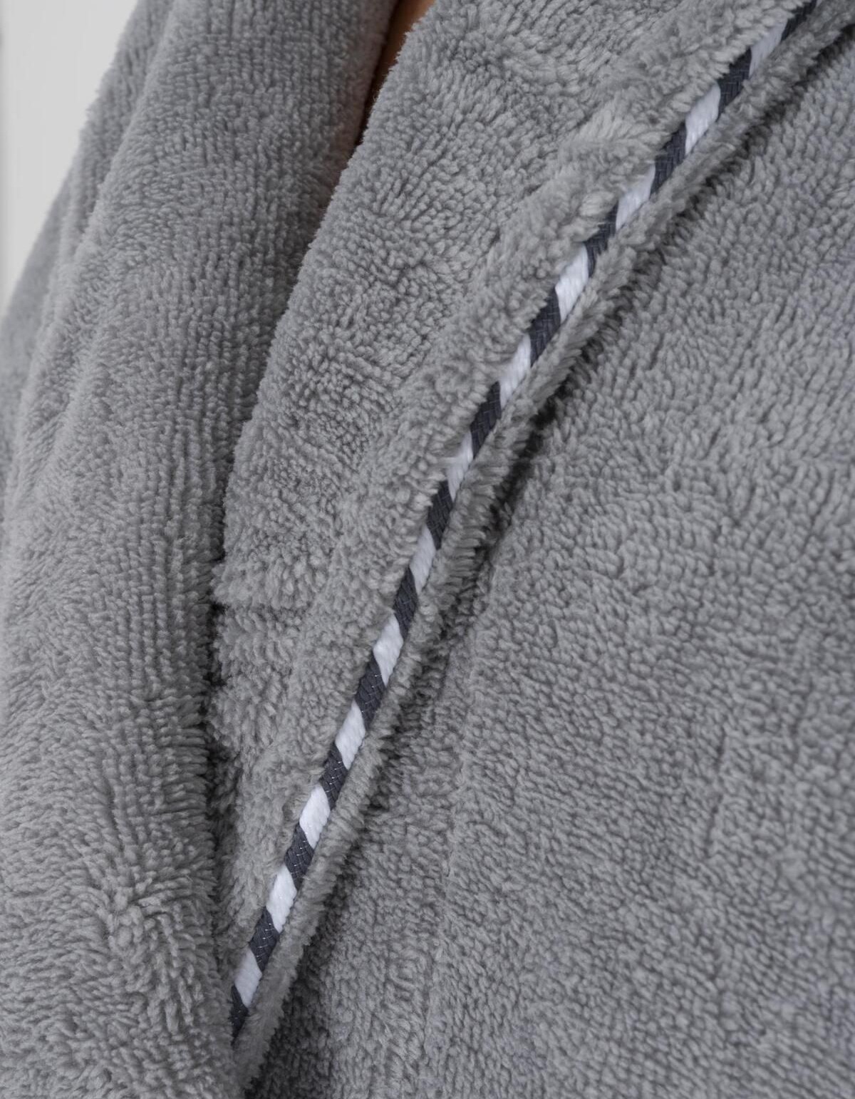 Varol Biyeli Şal Yaka Bambu Bornoz