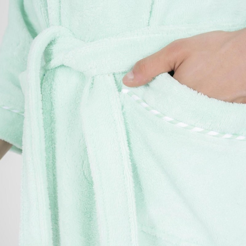 Varol Biyeli Şal Yaka Bambu Bornoz