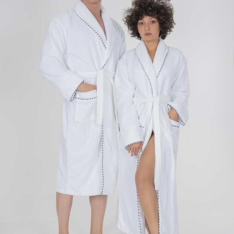 Varol Biyeli Şal Yaka Bambu Bornoz