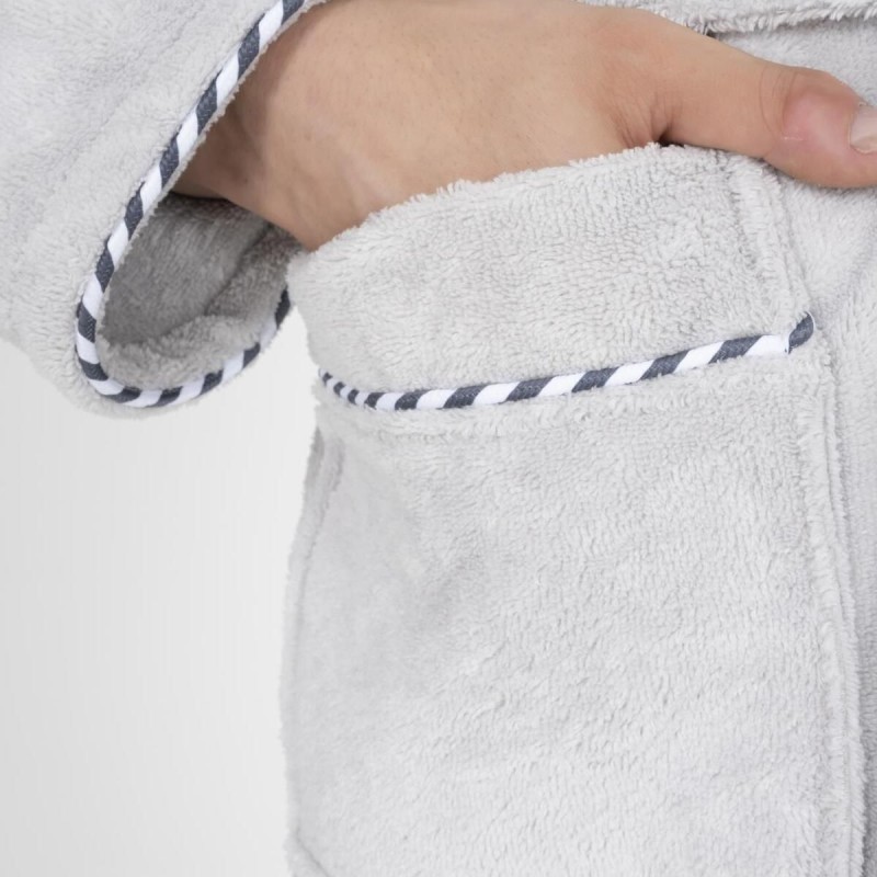 Varol Biyeli Şal Yaka Bambu Bornoz