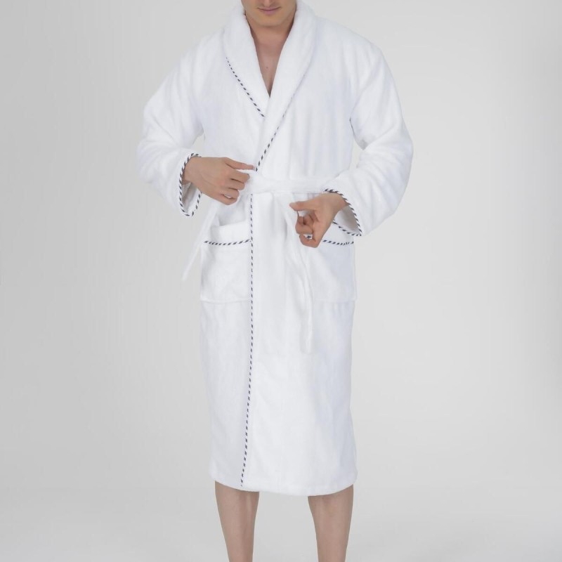 Varol Biyeli Şal Yaka Bambu Bornoz