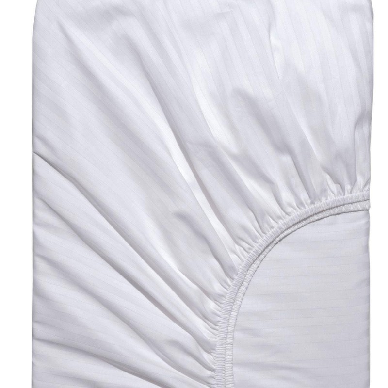 Varol Çift Kişilik Fitted Saten Çarşaf Takımı - Beyaz