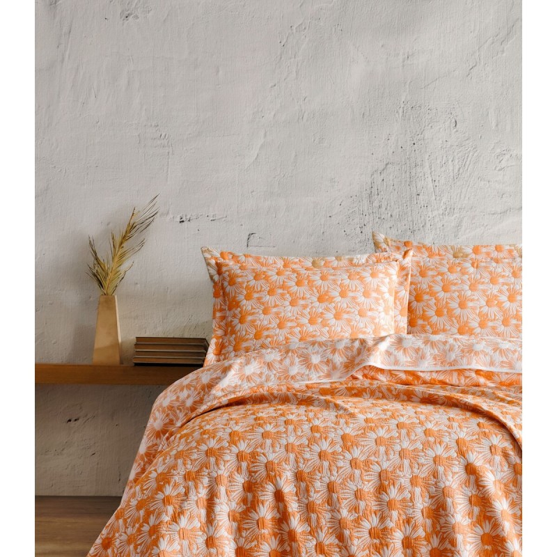 Varol Daisy Çift Kişilik Yatak Örtüsü