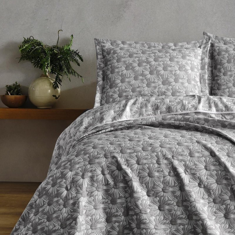 Varol Daisy Çift Kişilik Yatak Örtüsü