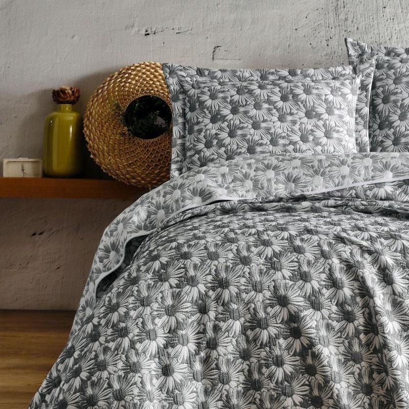 Varol Daisy Çift Kişilik Yatak Örtüsü