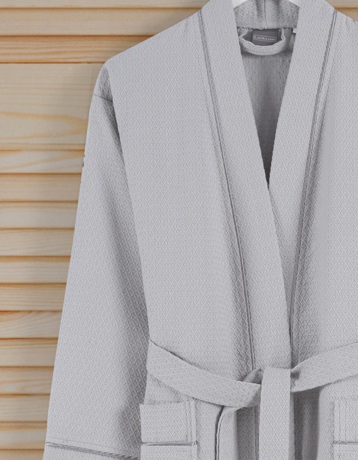 Varol Dama Serisi Kimono Yaka Pike Bornoz Sabahlık